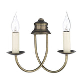 David Hunt Lighting Bermuda Wall Light Aged Brass BE28
